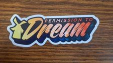 Dutch Bros Coffee Decal Stickers "Permission To Dream" Rainbow 2016