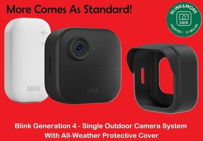 Blink Gen 4 Single Kamerasystem mit Sync Modul Core + Schutzhülle