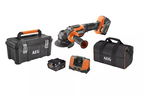 Smerigliatrice Angolare Aeg Brushless 18v Bews18-115blpx2-502tb Mm.115