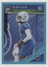 2018 Donruss Optic Rookies Aqua Prizm 219/299 Deon Cain #127 jn1