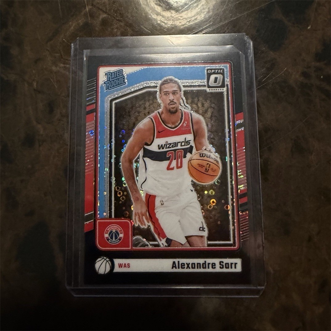 2024-25 Donruss Optic Rated Rookie Alexandre Sarr #276 Black Fast Break 1/1