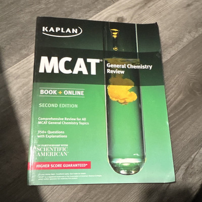 Kaplan MCAT General Chemistry Review Study Guide Book + Online, Second Edition