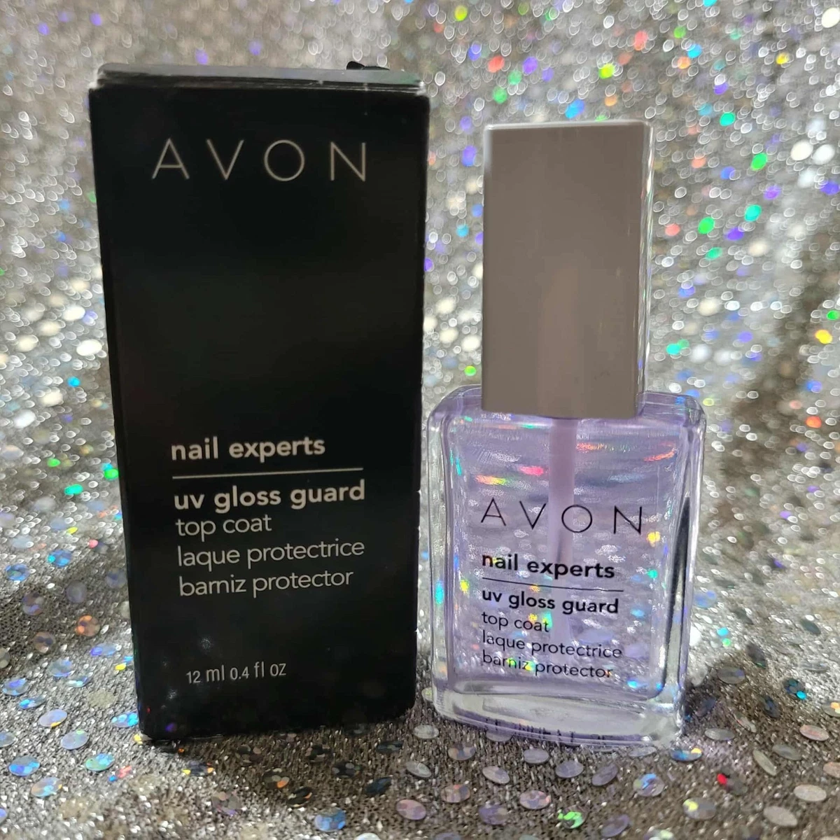 Vernis Top Coat Avon Shield & Shine - Couche De Finition Et Protection Brillante 10ml