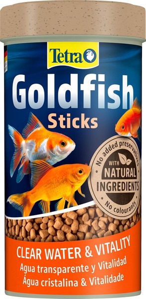 Tetra Goldfish Sticks Hauptfutter VerdauungsföRdernd Intensive Farben 250 Ml-image