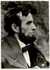 LD420 1934 Original ACME Photo GEORGE A. BILLINGS IN ROLE OF ABRAHAM LINCOLN