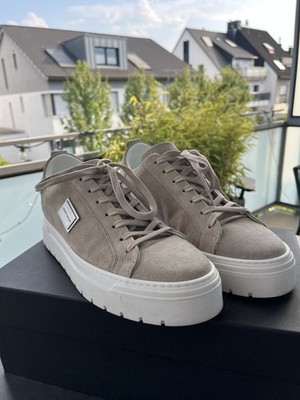 Antony Morato Herren Sneaker Wildleder Beige/Weiß Low Top Schnürung EU 43