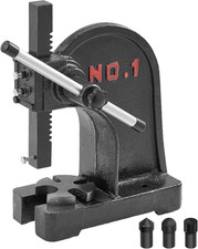 VEVOR 1 Ton Manual Arbor Press, 5.9" Max Height Heavy Duty Cast Iron