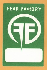 Fear Factory 1998 Obsolete Concert Tour Backstage Pass