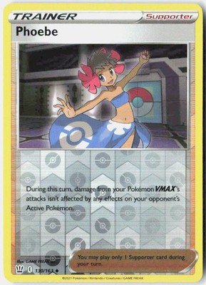 Phoebe Reverse Holo SWSH05: Battle Styles 130/163 NM