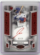 2024 Topps Tier One #BOA-JDE Jonny Deluca Break Out Autographs Red Foil #/25