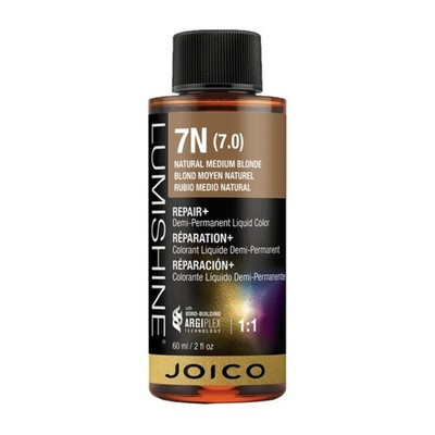 Joico LumiShine Demi-Permanent Liquid Hair Color 2 fl.oz-7N Natural Medium Blond