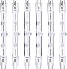 6 Pack R7S Halogen Bulb 118Mm 230W Dimmable 230V 4650Lm 2800K Warm White Energy