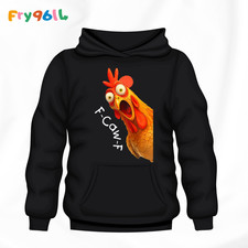 Funny F Caw F Chicken Women Oversized Hoodie Hooded Sweatshirt