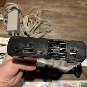 11lb Nintendo Wii & WiiU Console Lot of 2 Black White, 11 Games Cables Remotes