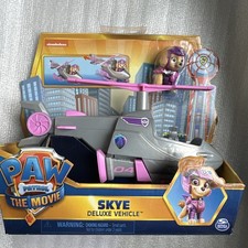 Paw Patrol The Movie SKYE Vehicle  Pup Figure Deluxe Set 2021 NEW Spin Master