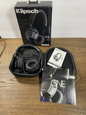 *DISTRESSED* Klipsch One On Ear Cuffie Stereo Microfono 3 Pulsanti Telecomando Immagine Uno