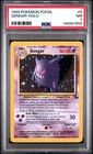 PSA 7 - 1999 POKEMON FOSSIL 5 GENGAR-HOLO- Cert. 146991659