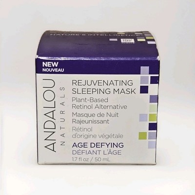 Andalou Naturals Age Defying Rejuvenating Sleeping Mask With Retinol  1.7 FL Oz 