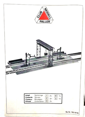 Faller H0 B-149 Entschlackungsgruben Set ohne Kran und Wasserspender HO H0 1:87