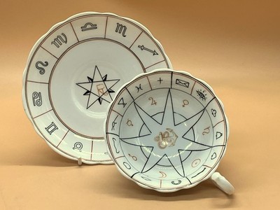 Antike Aynsley The 'Nelros' Tasse Glück Teetasse & Untertasse Duo. Rd. 442928.