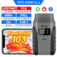 2025 XTOOL A30M V2.0 Bluetooth Full System Diagnostic Tool Bidirectional Scanner