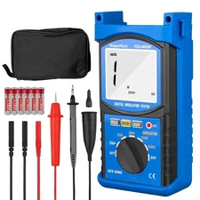 Digital Insulation Resistance Tester, RQ-6688F Voltage 250/500/ 1000/ 2500V,