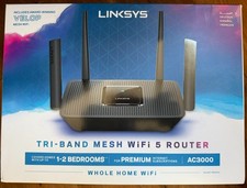 Linksys MR9000 tri-band mesh WiFi 5 router AC3000 wireless gaming 4 gigabit port