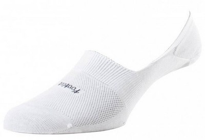 Pantherella Damen Footlet Einfach Baumwolle Socken - Wei�