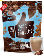 Keto Hot Chocolate Mix 20 Servings Vegan Zero Sugar Low Carb Organic Cocoa - US