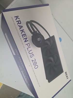 NZXT Kraken Plus 280 280mm All-in-One AIO Liquid CPU Cooler for CPU, Black