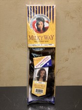 Milky Way 100 Human Hair. Ripple Deep 10  . Color P4/30. Weaving Dark Brown.
