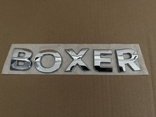 Genuine Peugeot Boxer Rear Lettering Logo Badge Emblem Used