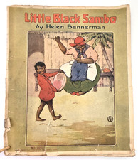 Little Black Sambo Helen Bannerman Saalfield No 2052 1920 s Linen SC