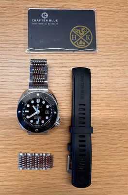 Crafter Blue Hyperion Ocean 600m Professional Dive Watch - Swiss SW200 (LNIB)