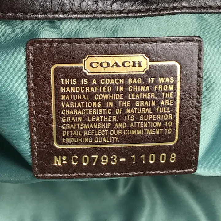 COACH Chelsea Python Embossed Leather Satchel Han… - image 9