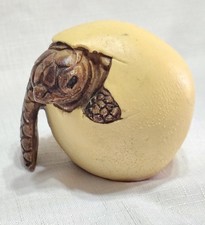 Vintage 1989 Baby Turtle/Tortoise Figurine Hatching From Egg