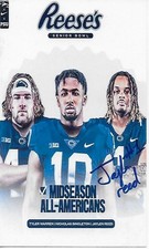 2025 SENIOR BOWL PENN STATE JAYLEN REED HOUSTON TEXAS ALL AMERICAN ROOKIE AUTO