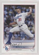 2022 Topps Update Advanced Stat Back 291/300 Tyler Anderson #US190 0c2