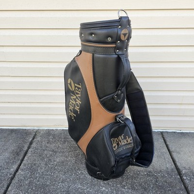【ヴィンテージ】Taylor Made ゴルフバッグ Vintage Taylormade 4 Way Canvas Golf Bag With Stand Brown & Black
