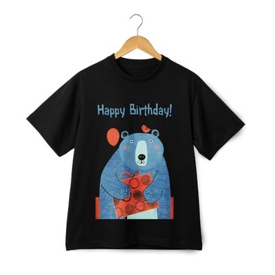 Bear Graphic Tee|Versatile for Birthday Parties,Daily Runs&Outdoor Fun T-shirt