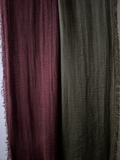 Lot Of 2 Women Muslim Long Hijab Prayer Headscarf Plain Head Wrap Shawls Arab