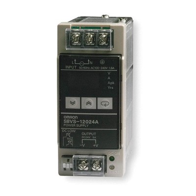 OMRON S8VS-12024A DC Power Supply,24VDC,5A,50/60Hz 2REK3
