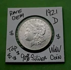 1921 D Morgan Silver Dollar FLASHY RARE Gem TRUE BEAUTY Higher Grade Silver Coin