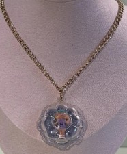 Polly Pocket FLUTTER FAIRY LOCKET Necklace 1993 Vintage Bluebird COMPLETE MINT