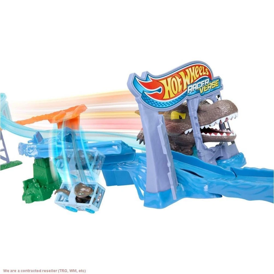 Jurassic World Hot Wheels Racer Verse Rebirth Crash and Splash Track Set - Image 3 of 4
