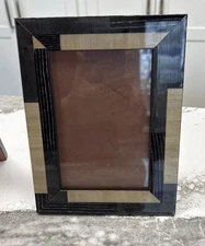 Natalini Made in Italy Italian 6x8” Multicolor Wood Picture Frame Marquetry