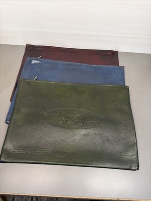 Set Of 3 Portfolio Document File Holder Bag Van Star American 17  X 12  Bt44