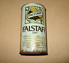 Falstaff Beer Can SS Steel Bottom Opened — photo 3