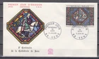 FRANCE : 1965  MINT  FDC  - SCOTT # 1114 - CATHEDRAL OF SENS