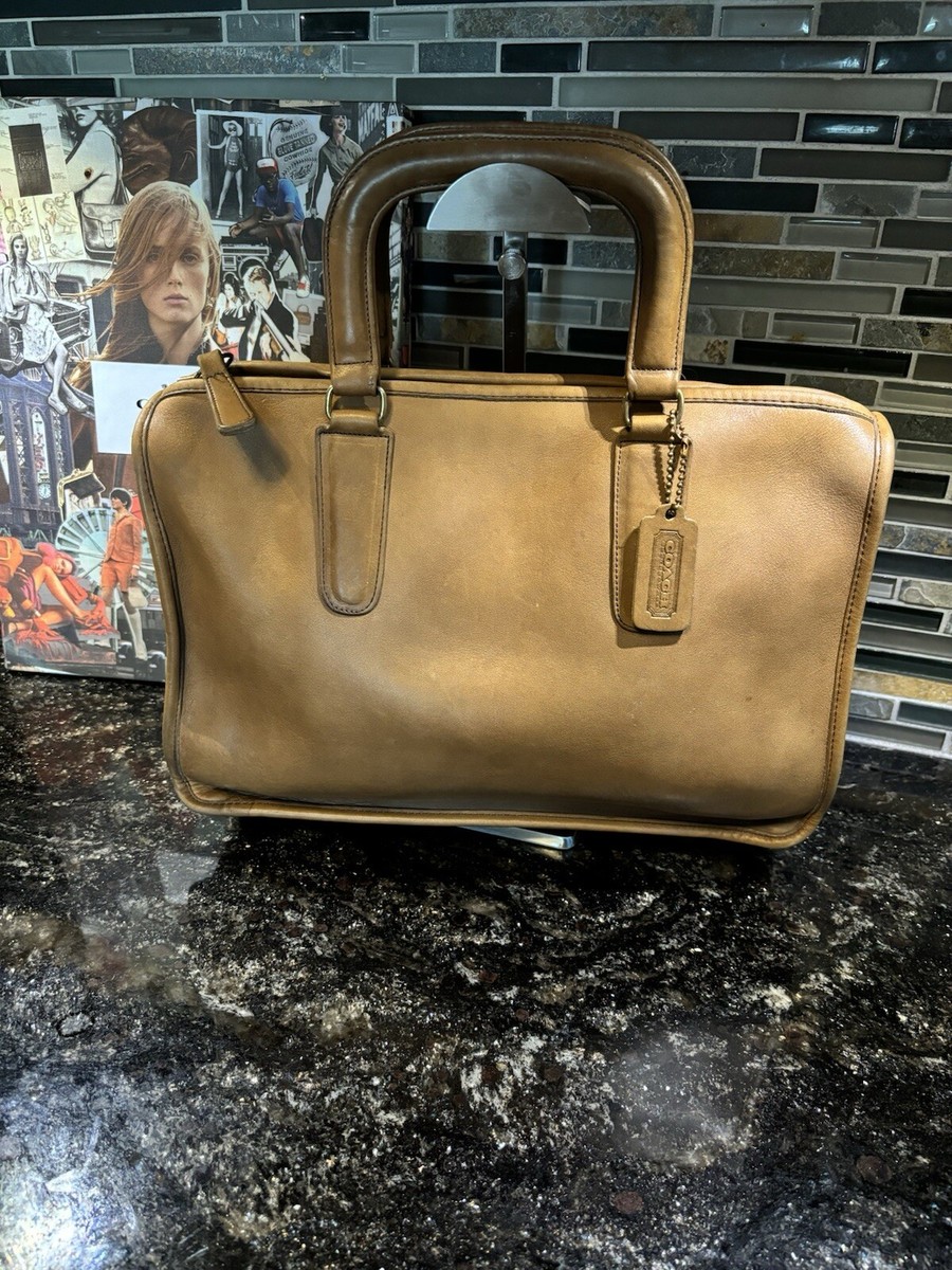 COACH Vintage Bonnie Cashin Slim Satchel Standard Bag Putty 9430